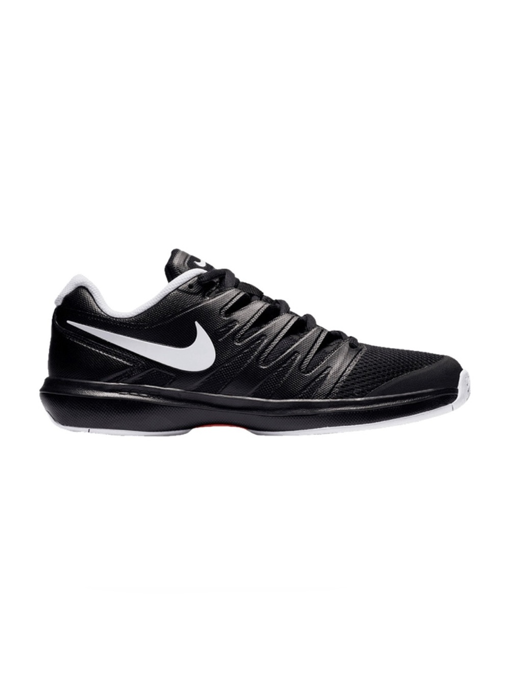 Nike Air Zoom Prestige HC Tennis Shoes Black Men's Size 12 PRE-OWNED